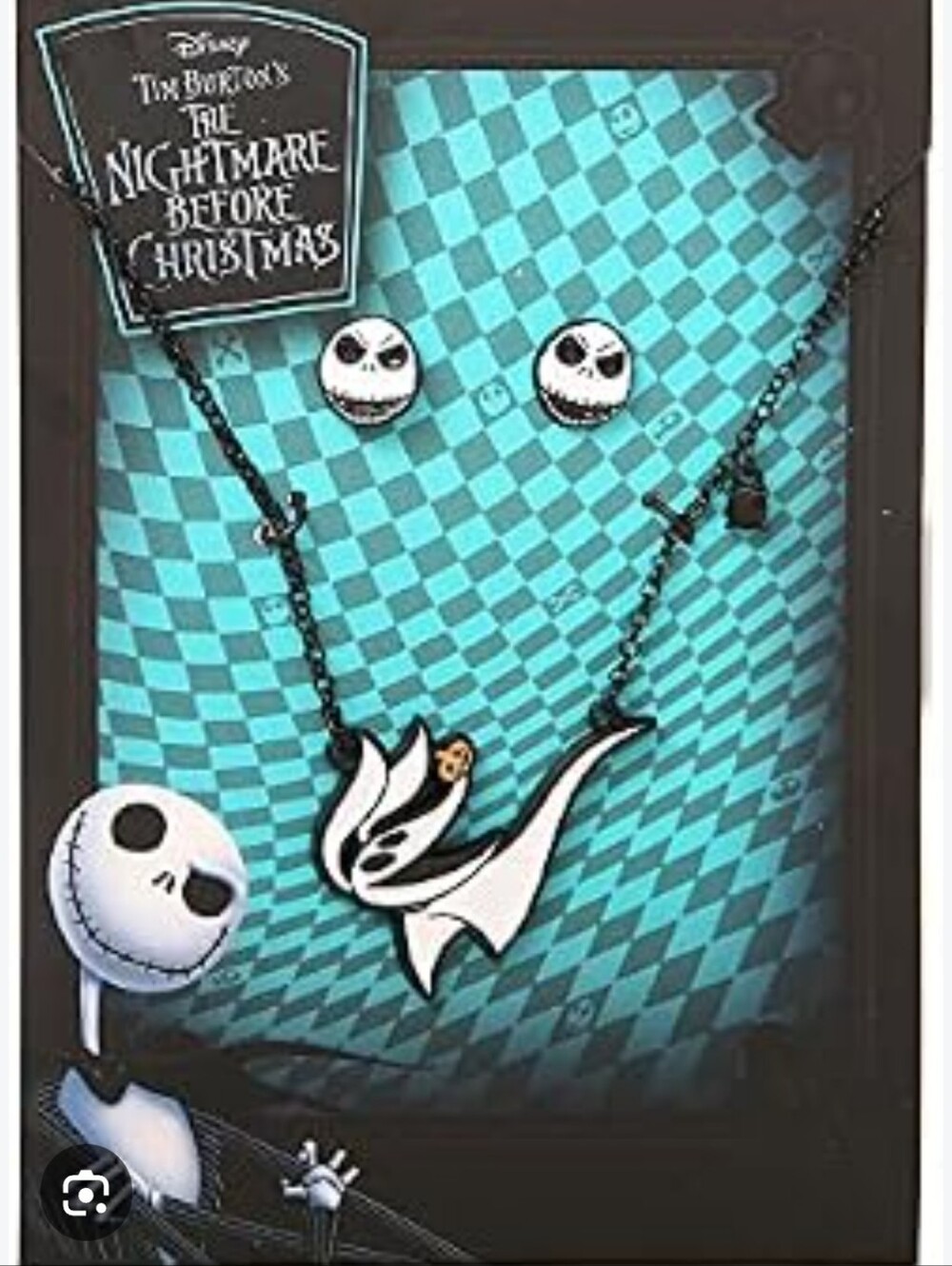 Nightmare Befote Christmas Necklace and Earring Set NIP